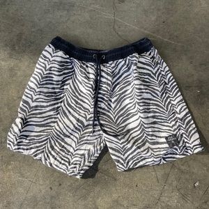 Dolls Kill Zebra Print Tomboy Shorts